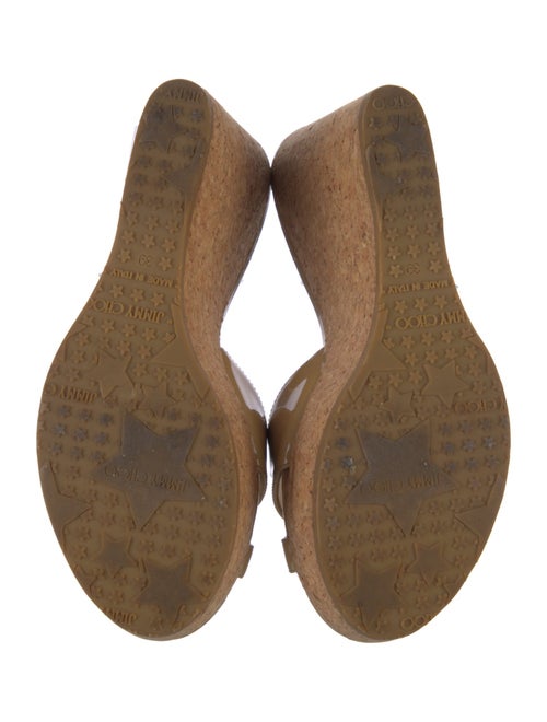 Jimmy Choo Patent Leather Slides