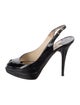 Jimmy Choo Patent Leather Slingback Pumps
