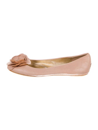 Jimmy Choo Leather Ballet Flats