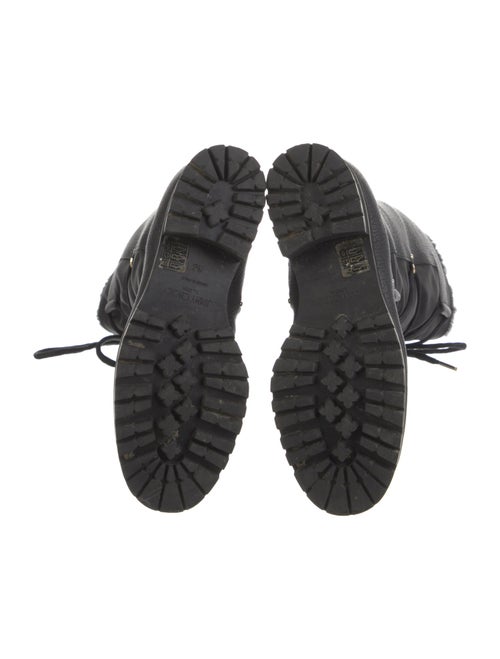 Jimmy Choo Leather Combat Boots