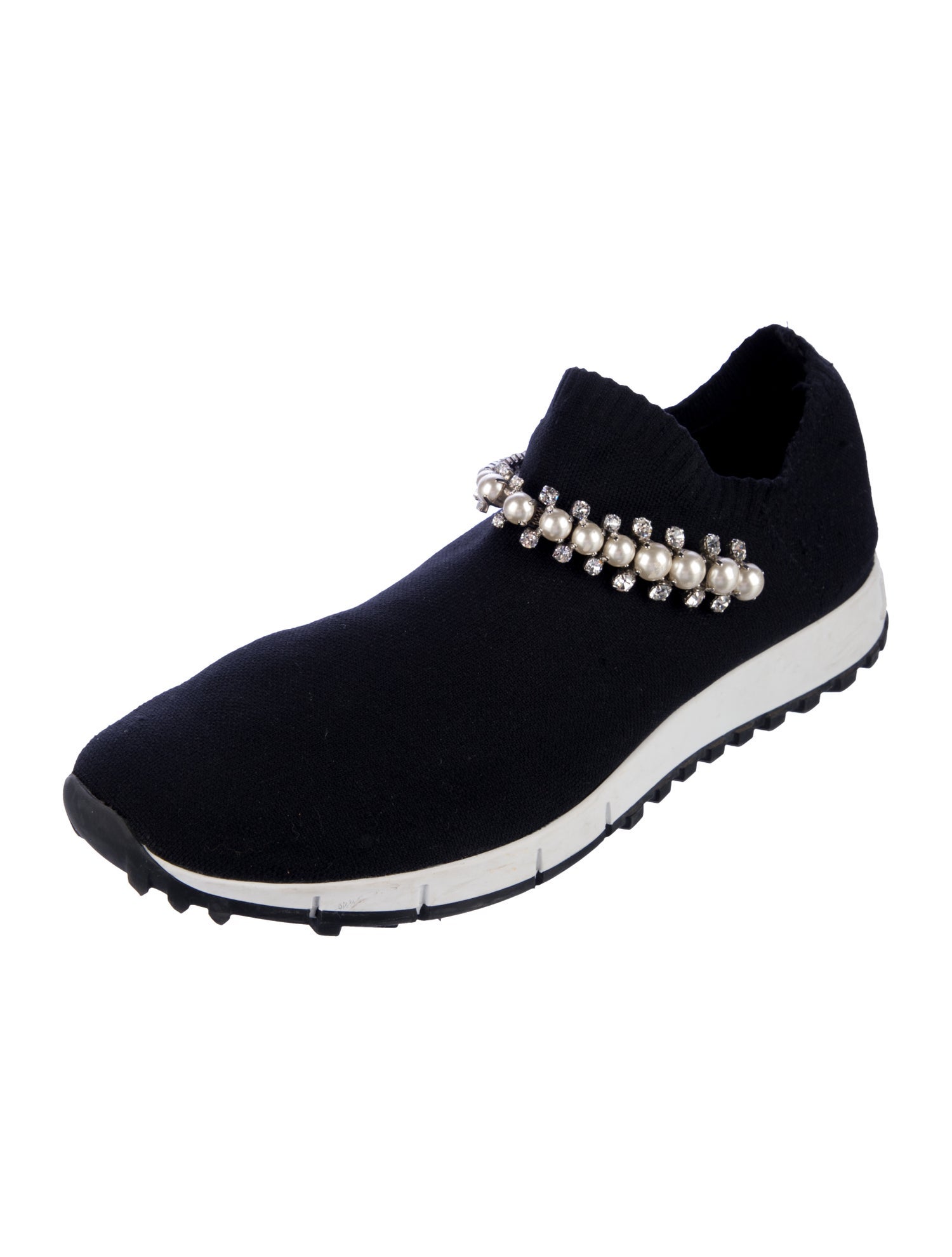 Jimmy Choo Crystal Embellishments Sneakers