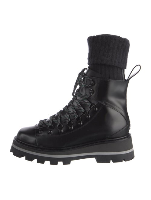 Jimmy Choo Leather Combat Boots