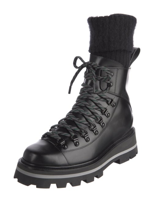 Jimmy Choo Leather Combat Boots