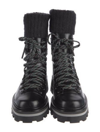 Jimmy Choo Leather Combat Boots