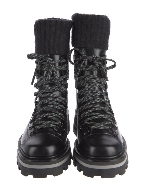 Jimmy Choo Leather Combat Boots