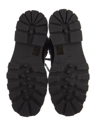 Jimmy Choo Leather Combat Boots