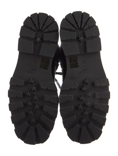 Jimmy Choo Leather Combat Boots