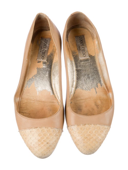 Jimmy Choo Leather Ballet Flats