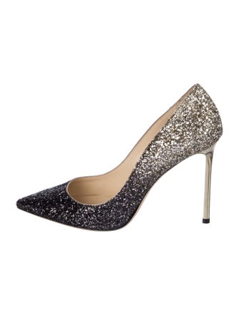Jimmy Choo Glitter Glitter Accents Pumps