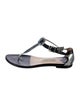 Jimmy Choo Leather T-Strap Sandals