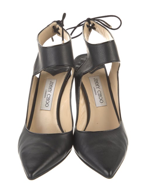 Jimmy Choo Leather Slingback Sandals