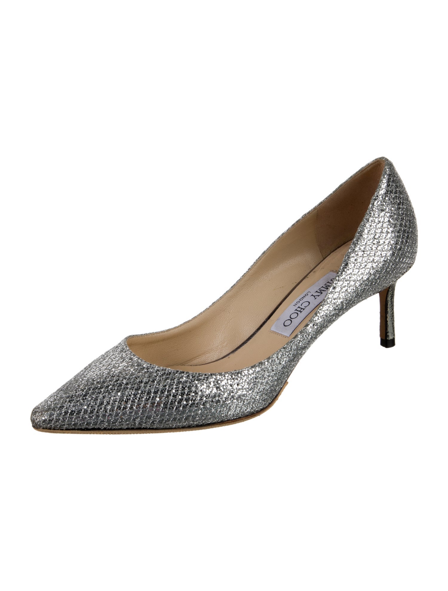 Jimmy Choo Glitter Glitter Accents Pumps