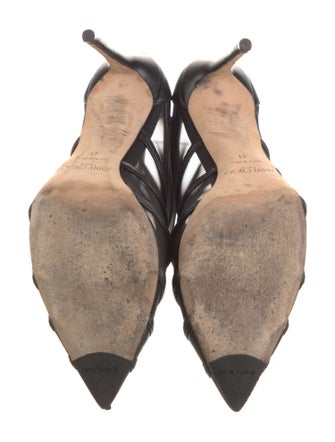 Jimmy Choo Mesh Lace Pattern Boots