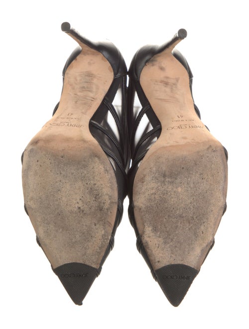 Jimmy Choo Mesh Lace Pattern Boots