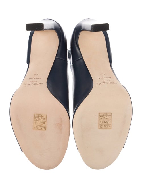 Jimmy Choo Leather Slingback Sandals