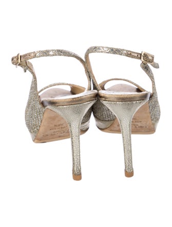 Jimmy Choo Glitter Glitter Accents Slingback Pumps