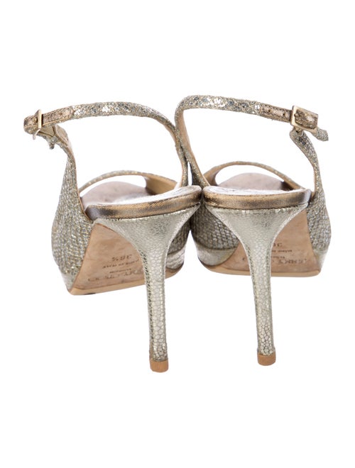 Jimmy Choo Glitter Glitter Accents Slingback Pumps