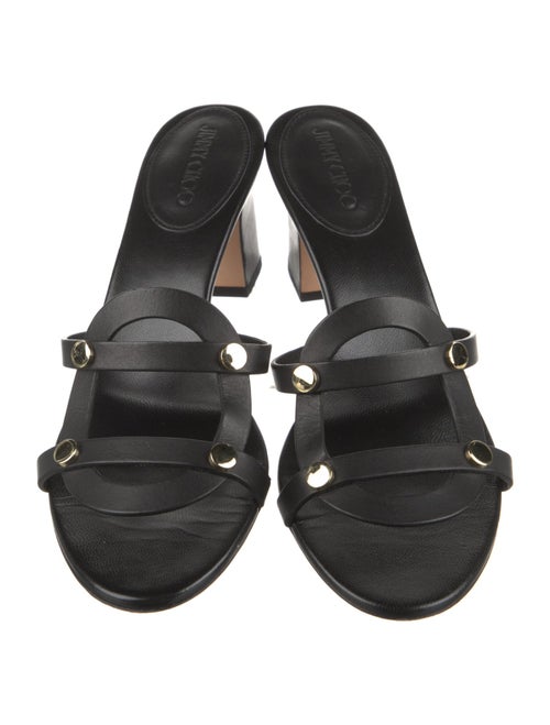 Jimmy Choo Leather Slides