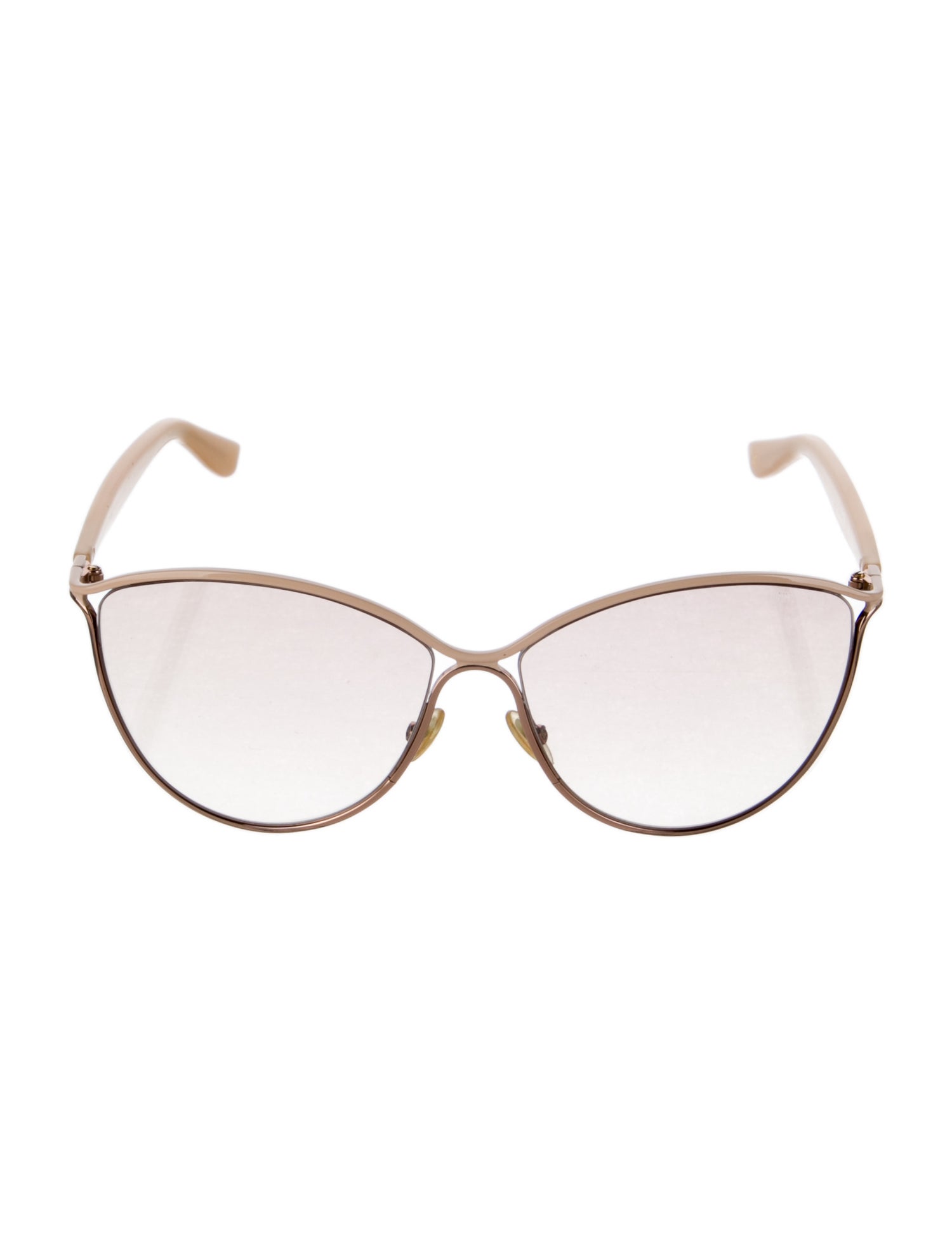 Jimmy Choo Oversize Tinted Sunglasses