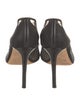 Jimmy Choo Mesh Leather Trim Embellishment Pumps