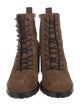 Jimmy Choo Suede Combat Boots