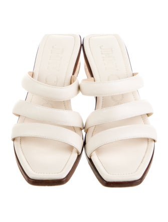 Jimmy Choo Leather Slides