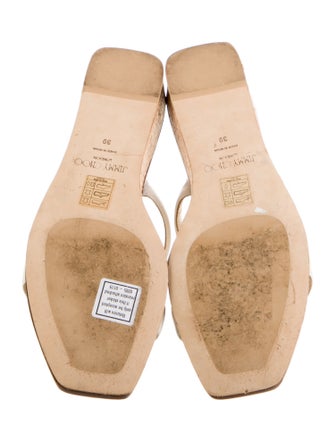 Jimmy Choo Leather Slides