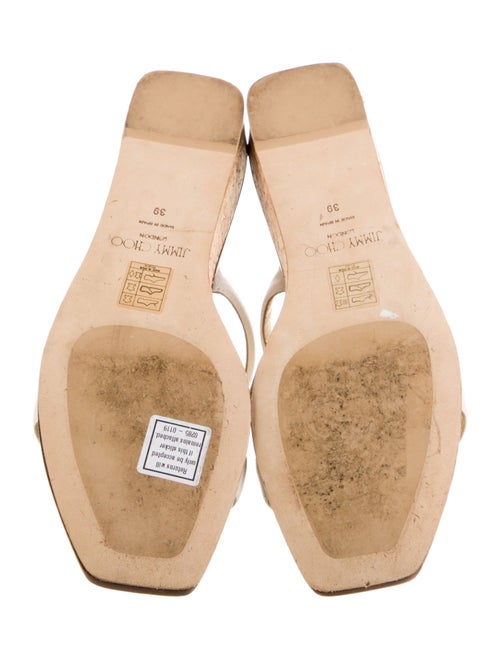 Jimmy Choo Leather Slides