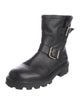 Jimmy Choo Leather Moto Boots