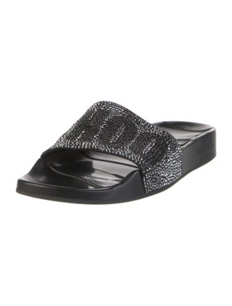 Jimmy Choo Rubber Printed Slides