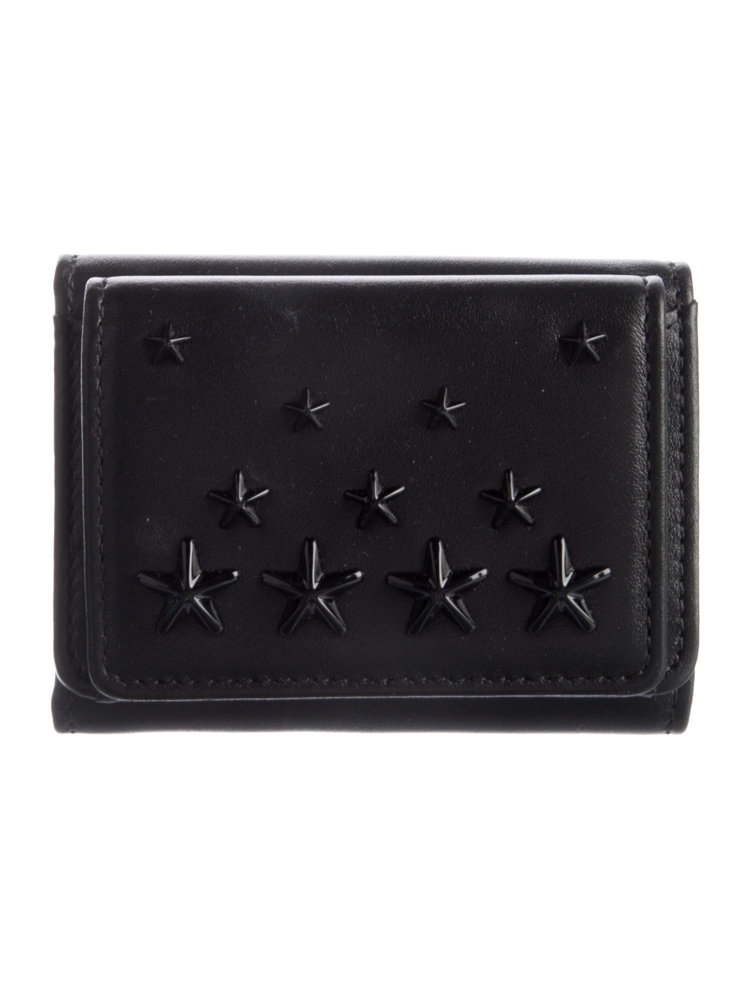 Jimmy Choo Leather Printed Compact Wallet