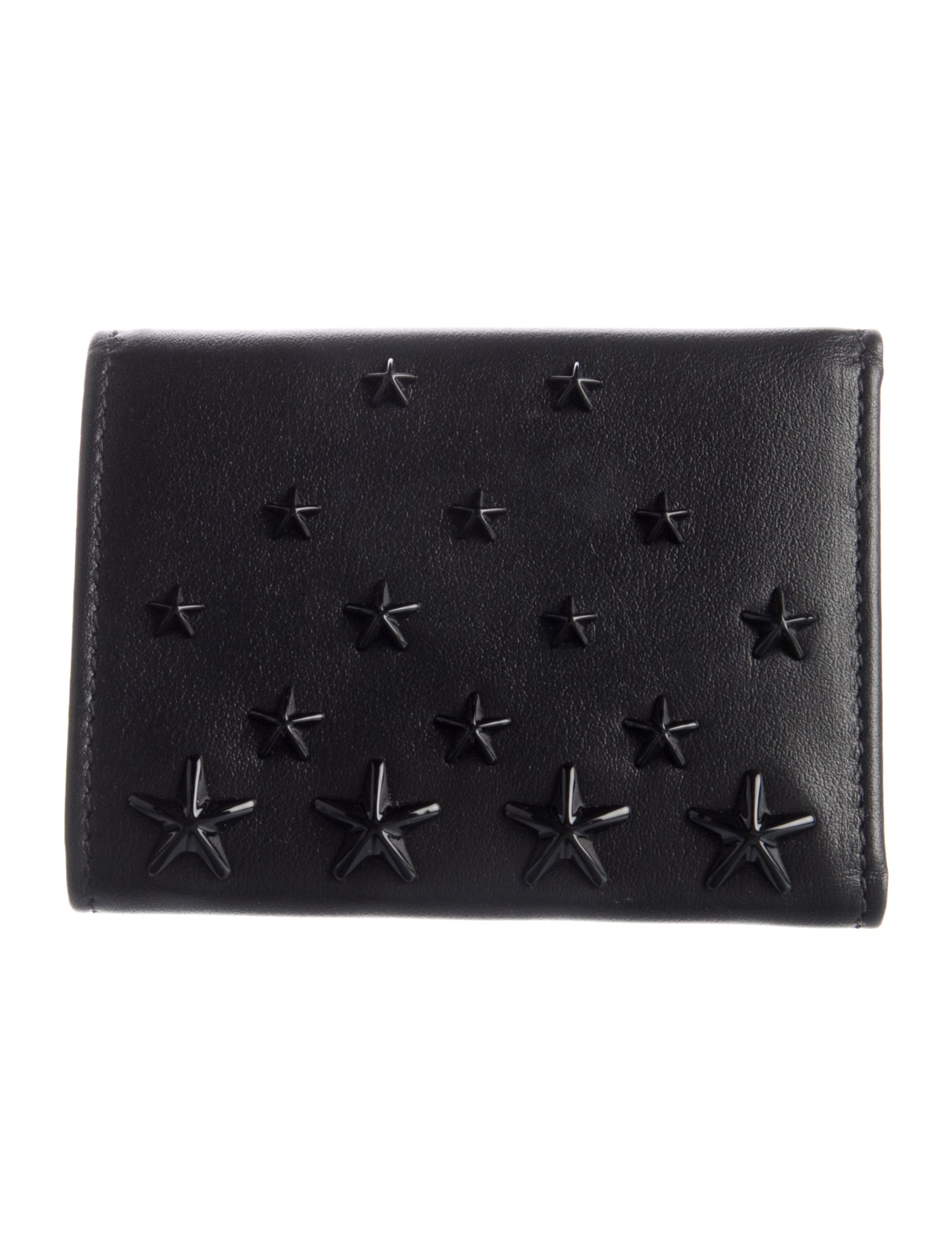 Jimmy Choo Leather Printed Compact Wallet