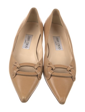 Jimmy Choo Leather Ballet Flats