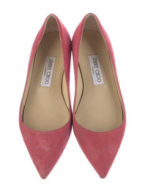 Jimmy Choo Suede Ballet Flats