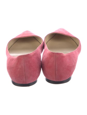 Jimmy Choo Suede Ballet Flats