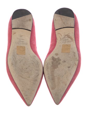 Jimmy Choo Suede Ballet Flats