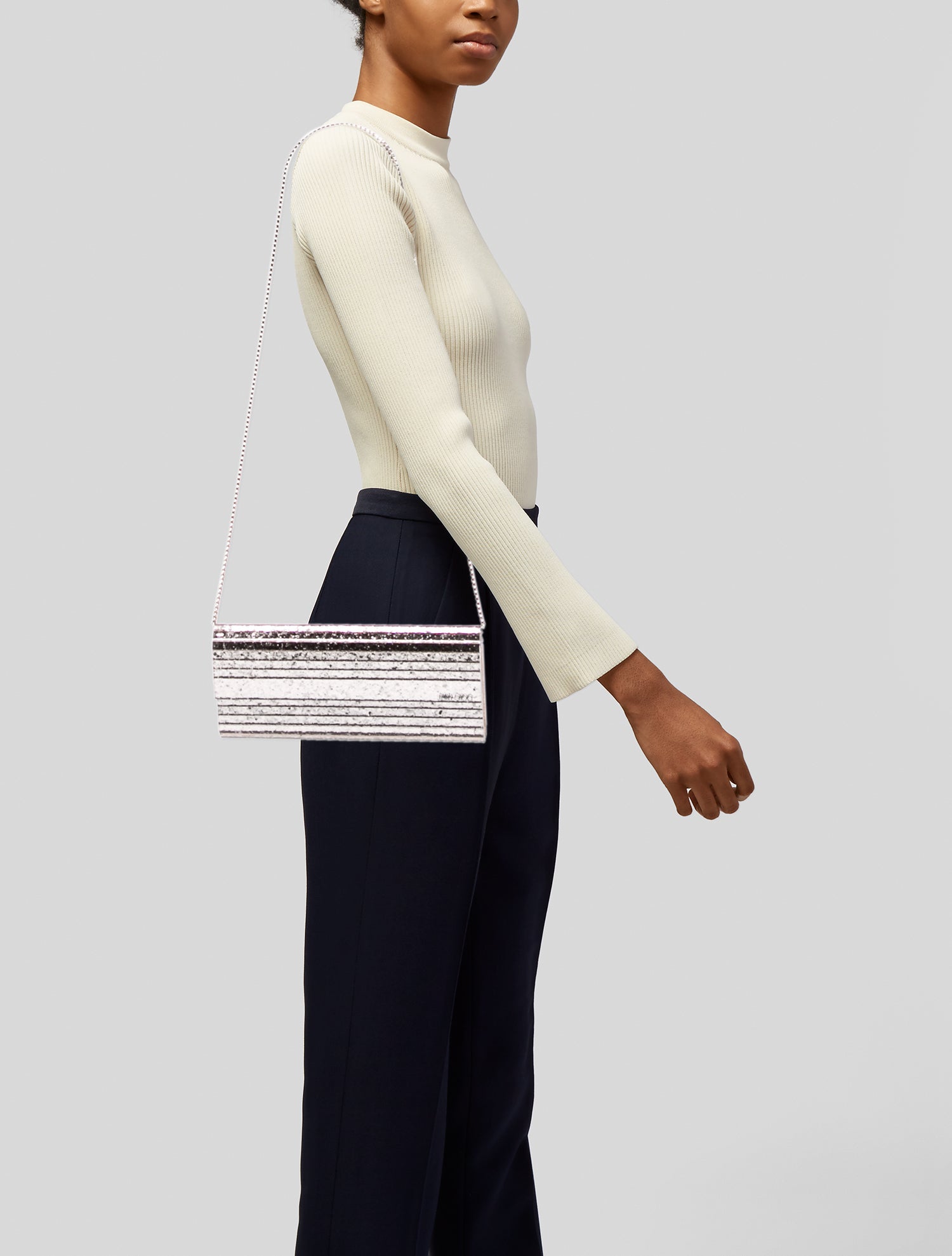 Jimmy Choo Glitter Minaudière