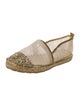 Jimmy Choo Mesh Glitter Accents Espadrilles