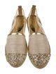 Jimmy Choo Mesh Glitter Accents Espadrilles