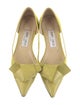 Jimmy Choo Mesh Bow Accents Flats