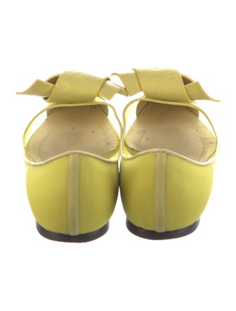 Jimmy Choo Mesh Bow Accents Flats