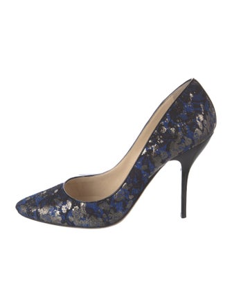 Jimmy Choo Floral Print Pumps