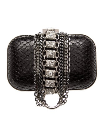 Jimmy Choo Snakeskin Minaudière