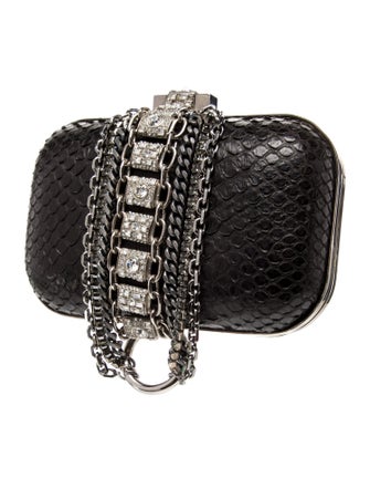 Jimmy Choo Snakeskin Minaudière