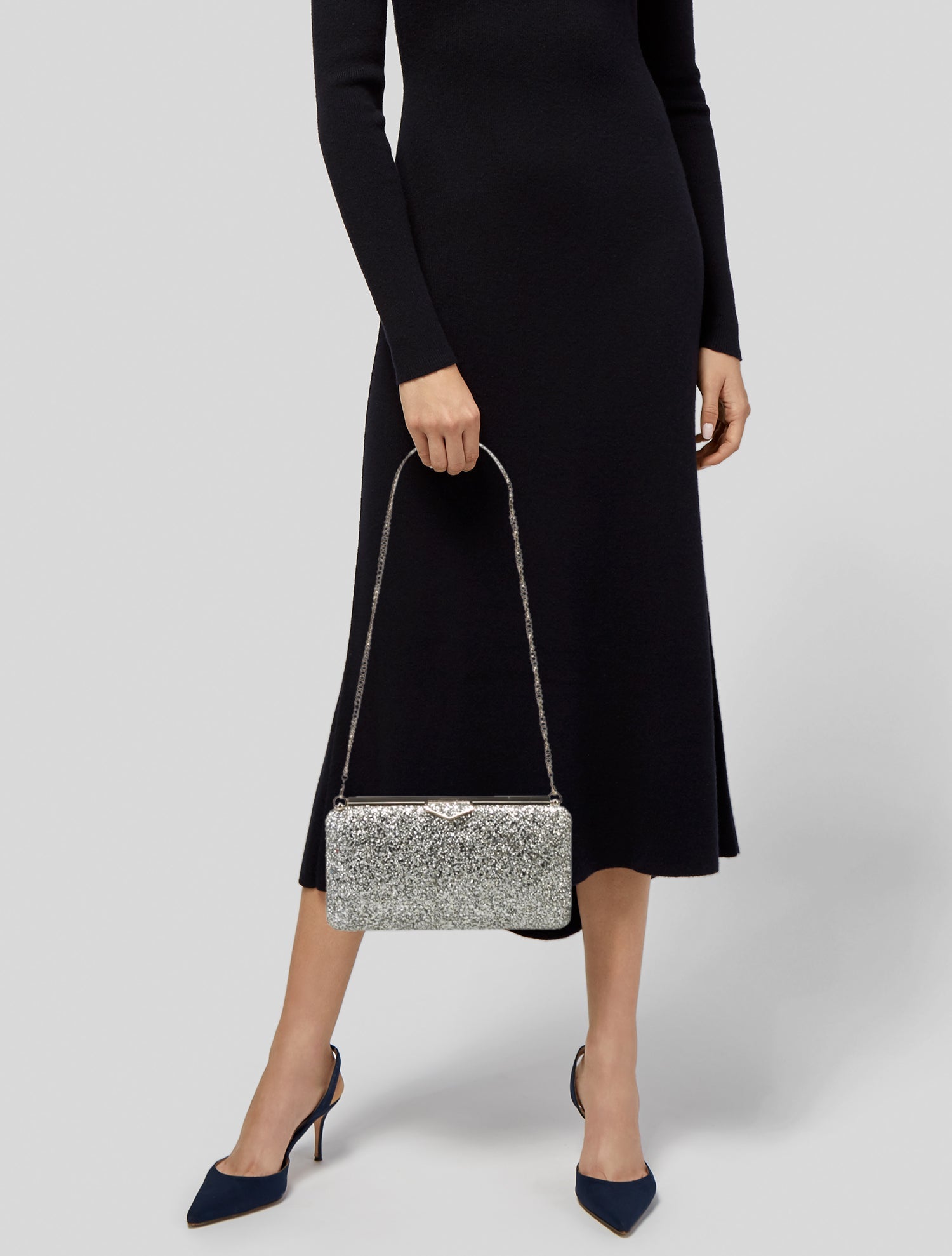 Jimmy Choo Glitter Clutch