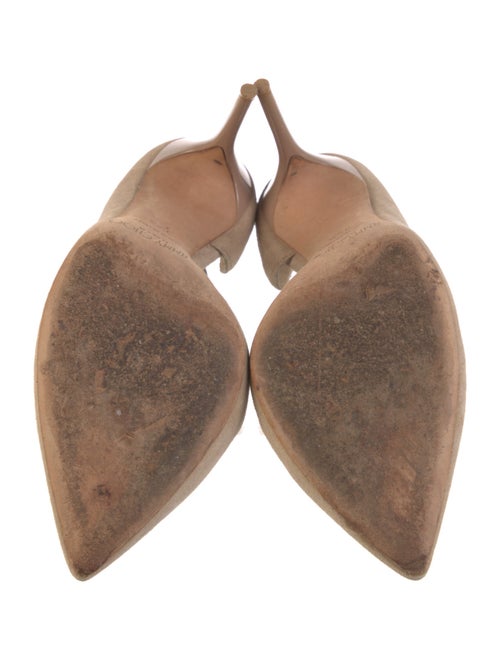 Jimmy Choo Suede D'Orsay Pumps