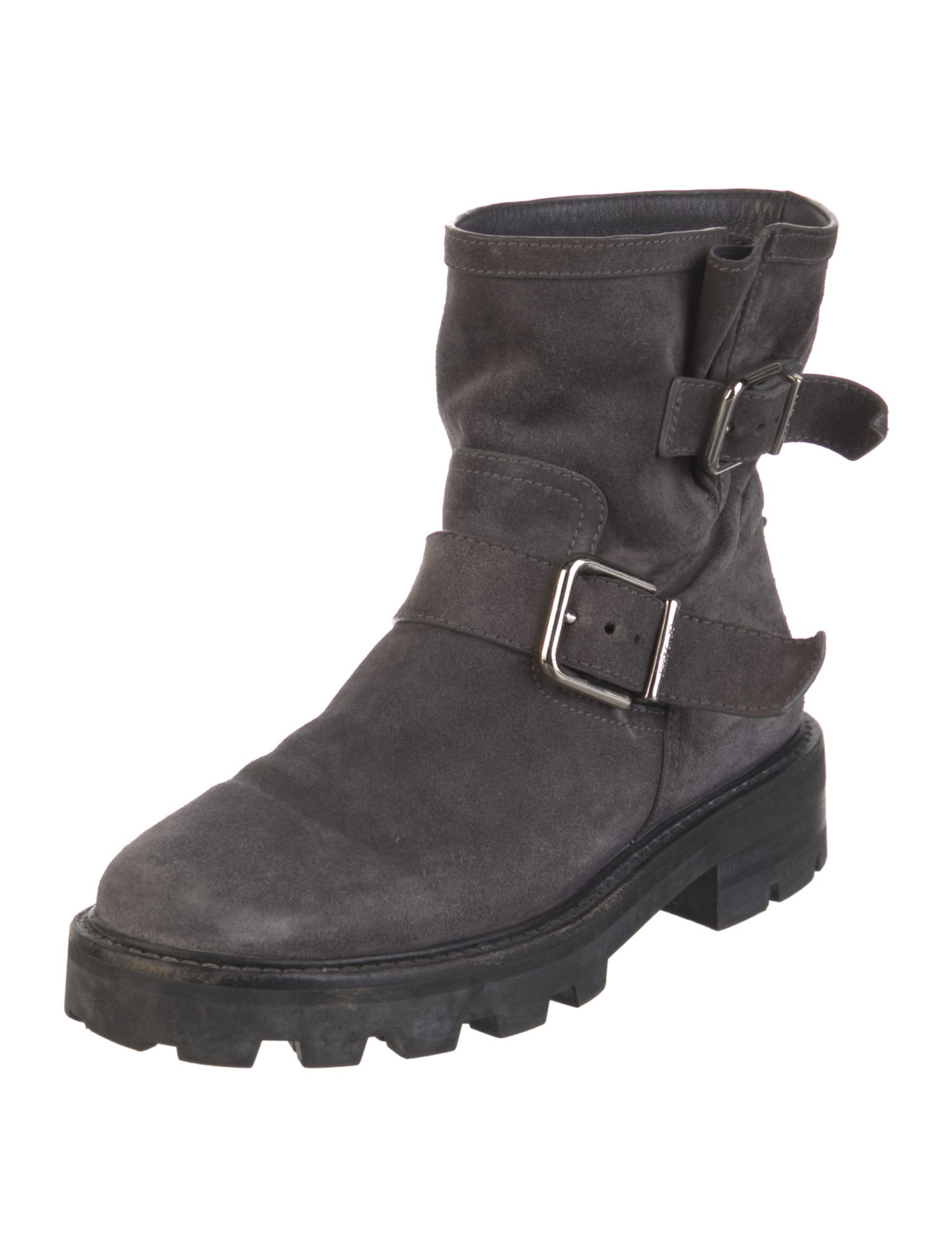 Jimmy Choo Suede Moto Boots