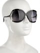 Jimmy Choo Oversize Gradient Sunglasses