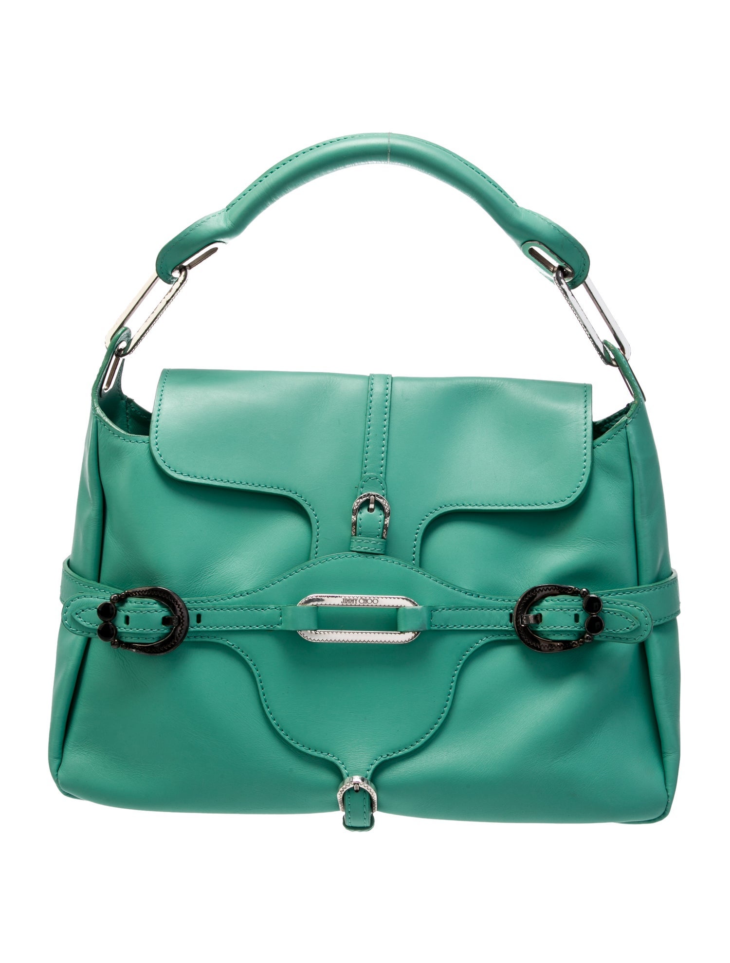 Jimmy Choo Leather Top Handle Bag