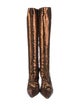 Jimmy Choo Snakeskin Animal Print Boots